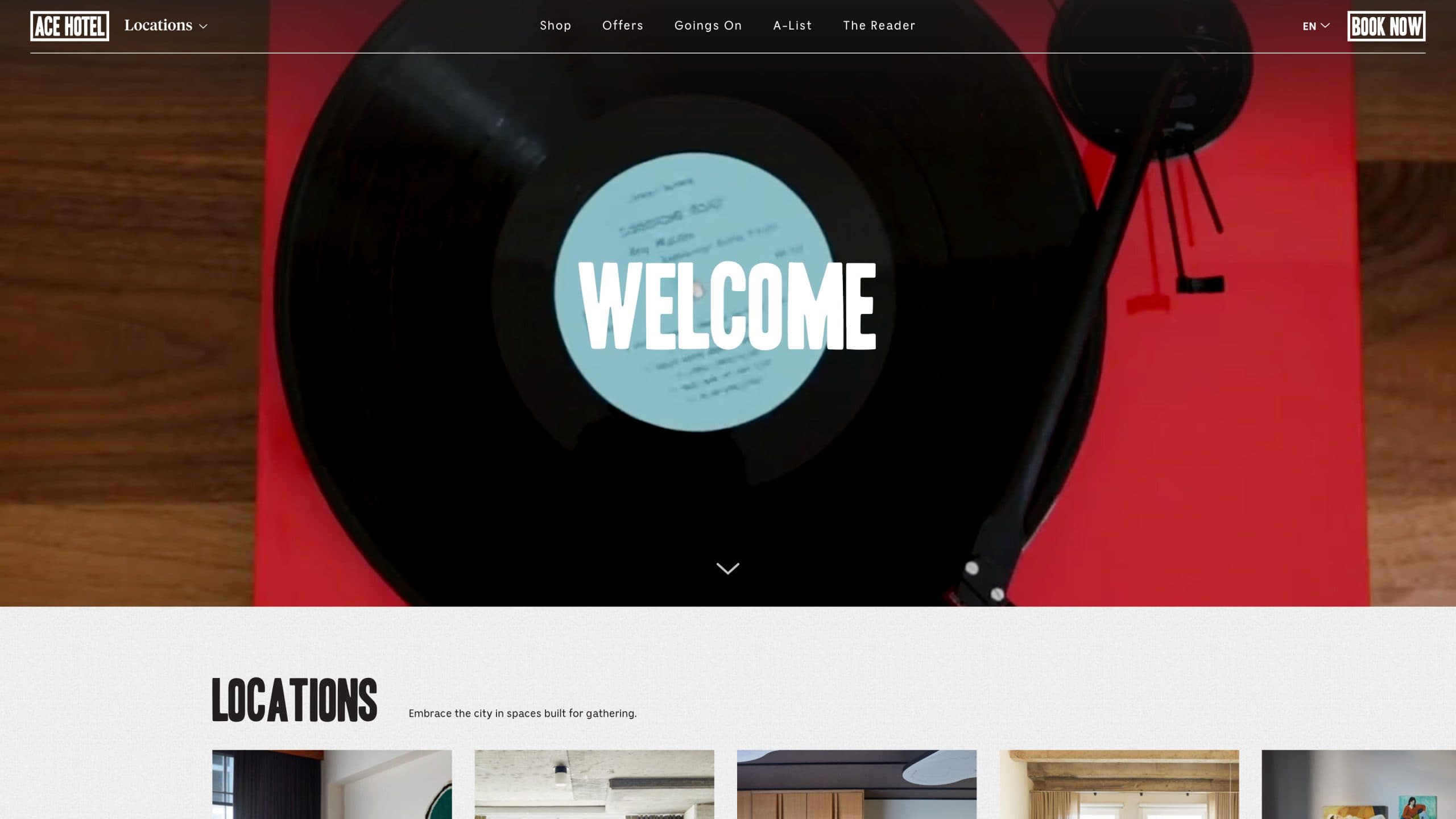 Ace Hotel Home Page