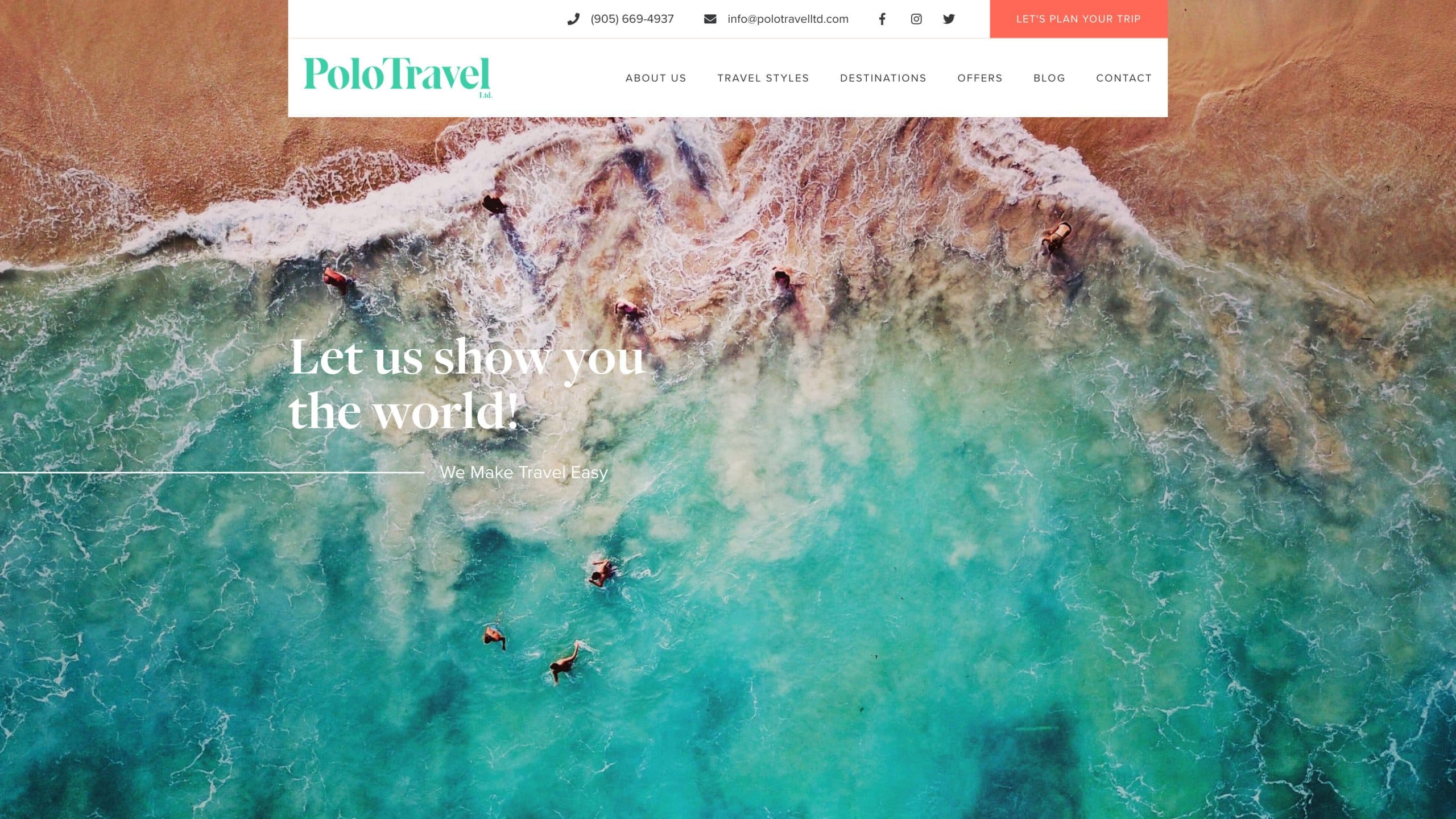 Polo Travel Home Page
