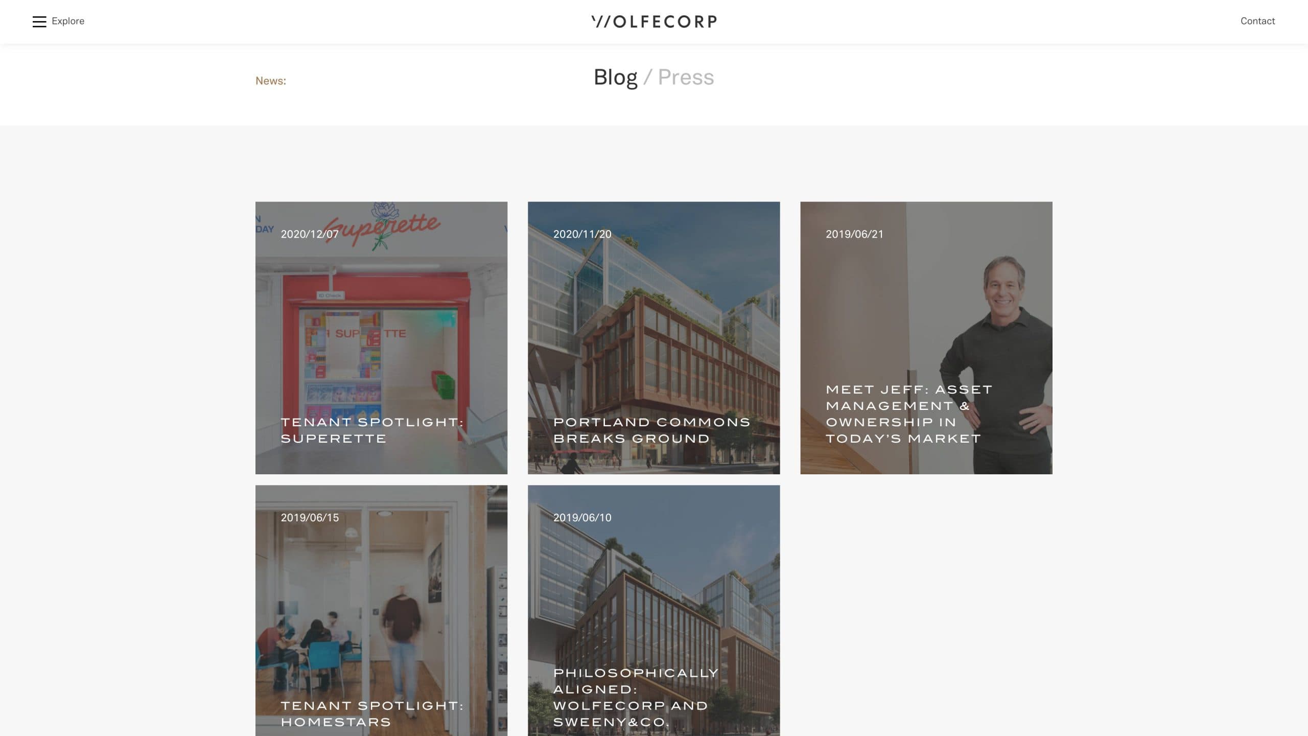 Wolfecorp Blog Page