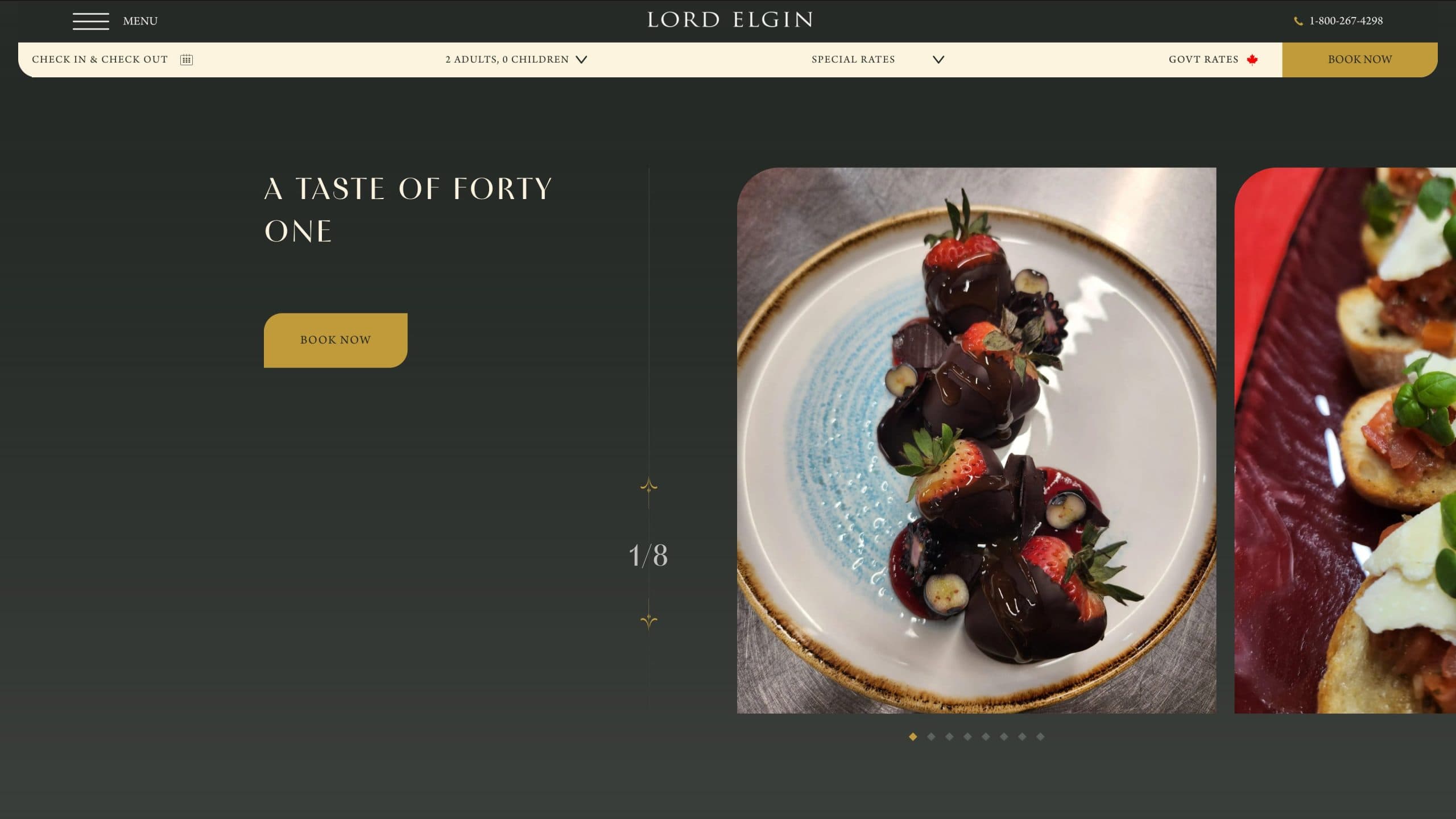 Lord Elgin Restaurant Page