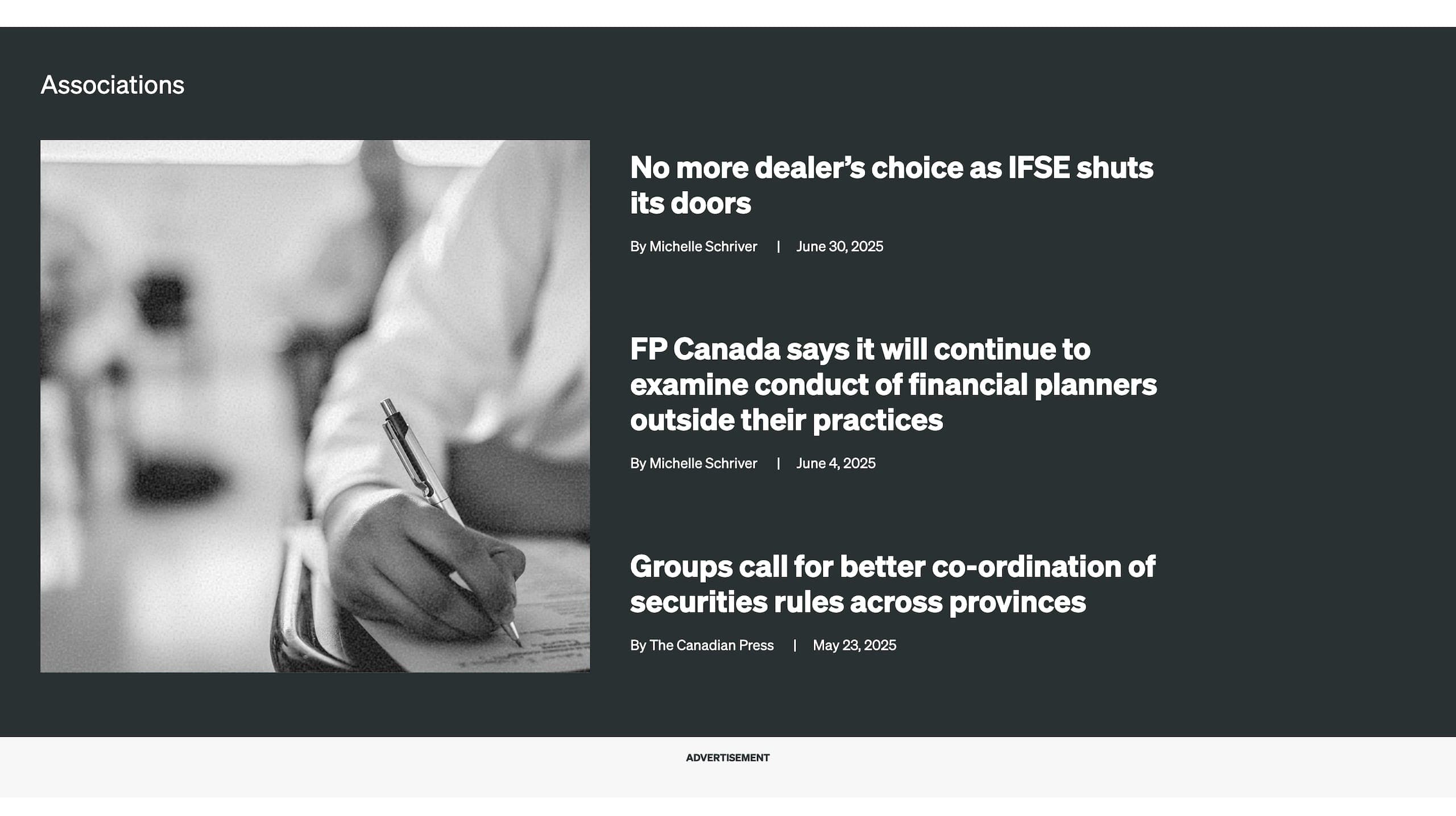 Advisor Features