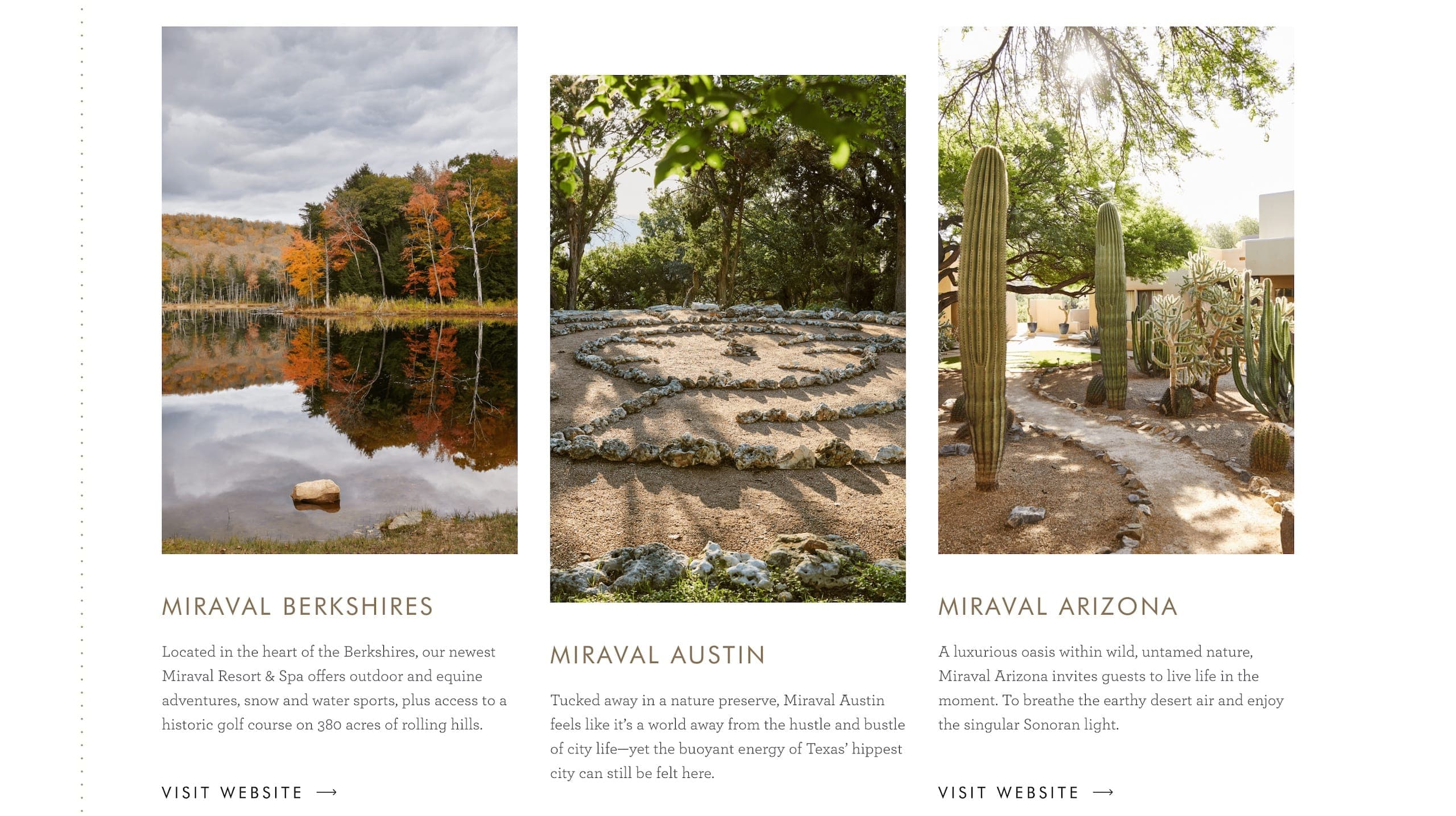 Miraval Locations