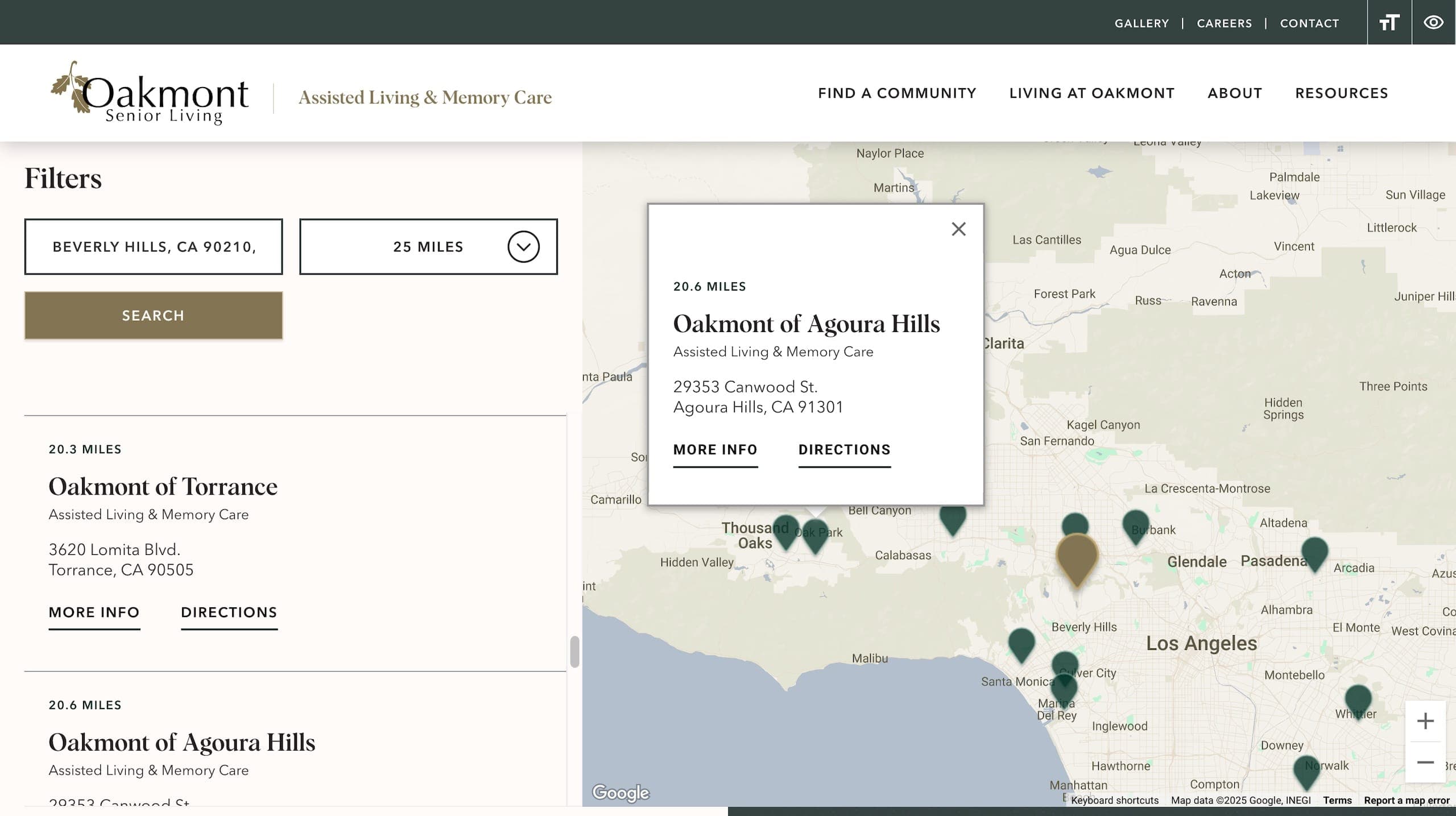 Oakmont Community Finder